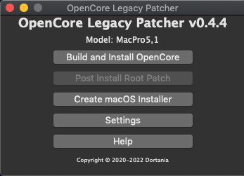 OpenCore Post Install Root Patch Grey MacPro 5,1 May'22.png