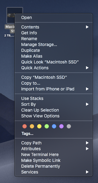 2 - Finder - Macintosh SSD - context-sensitive menu screenshot.png