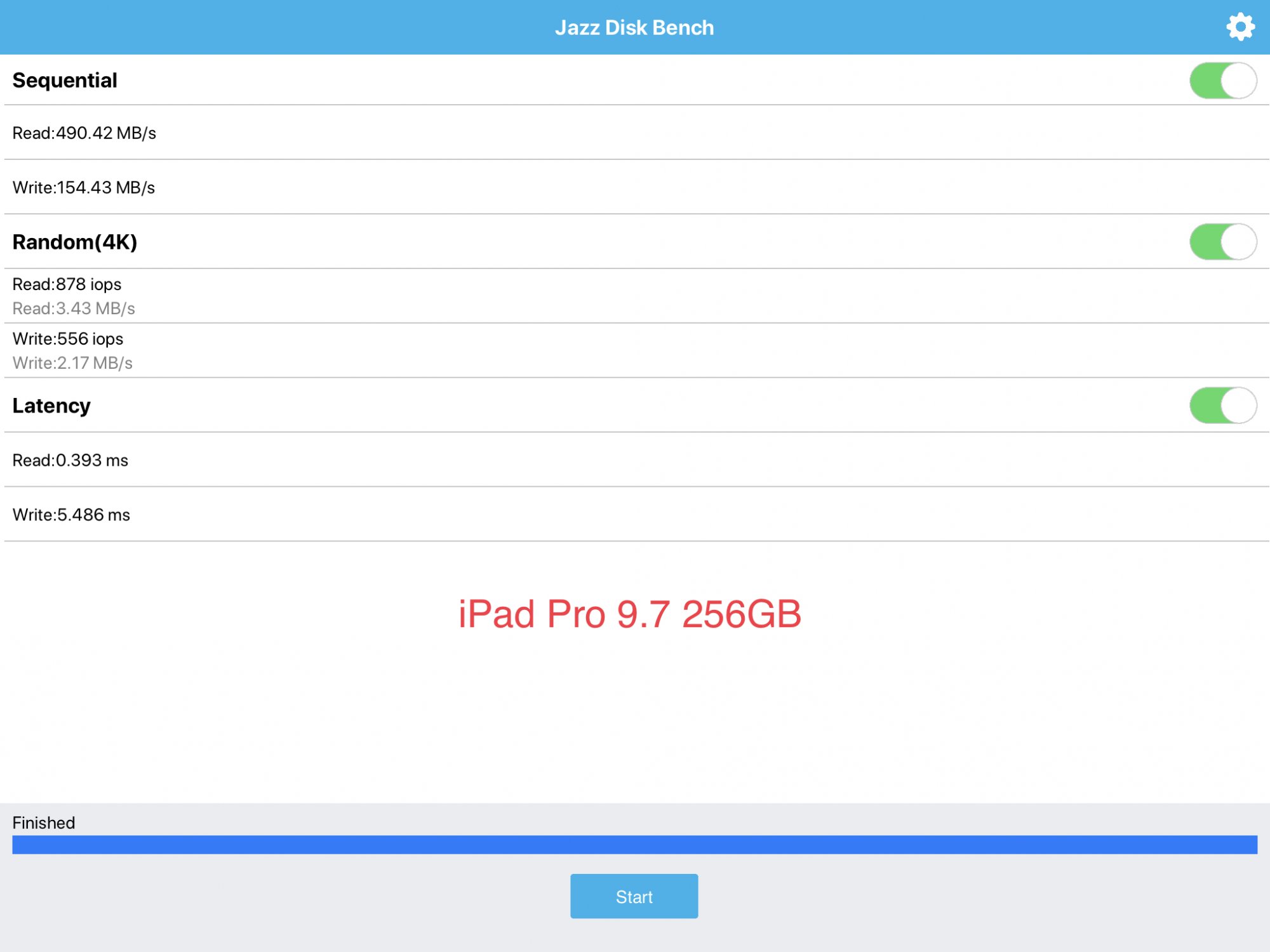 2016 iPad Pro 9.7 Jazz Disk Bench (1GB Seq, 16384 Random).jpg