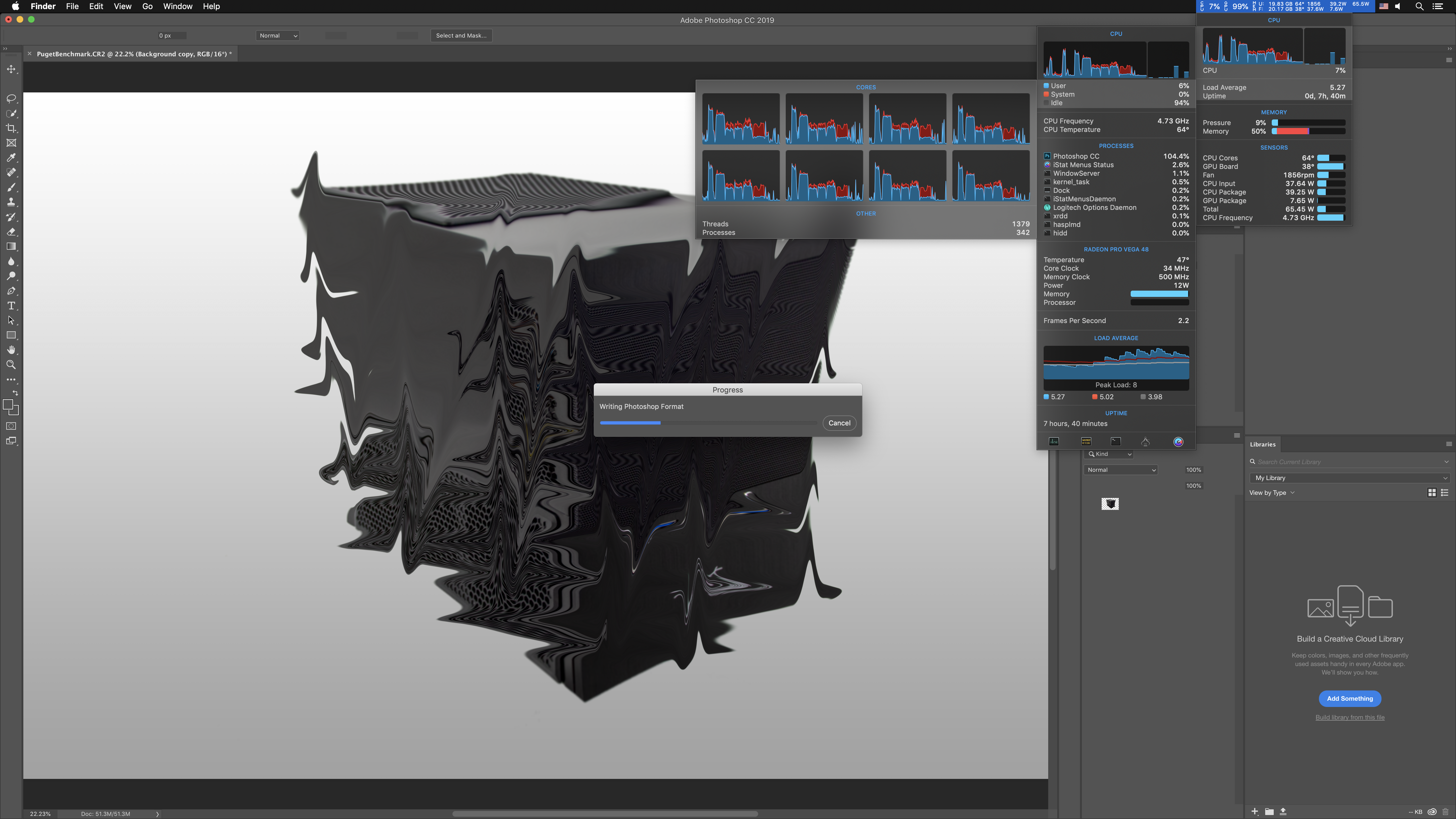 Ambient 27 C - Stock Paste Custom Fan Rules - Photoshop Benchmark 18.10 - Halfway.png