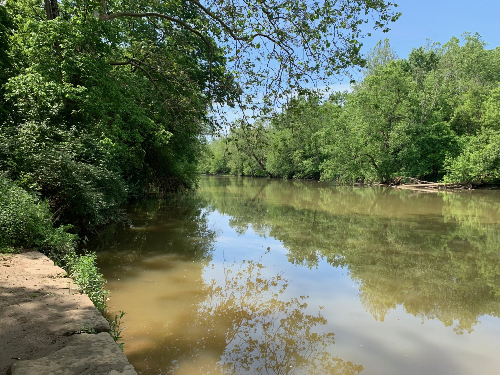 Battelle Darby Creek - Big Darby Creek near railroad bridge.jpeg