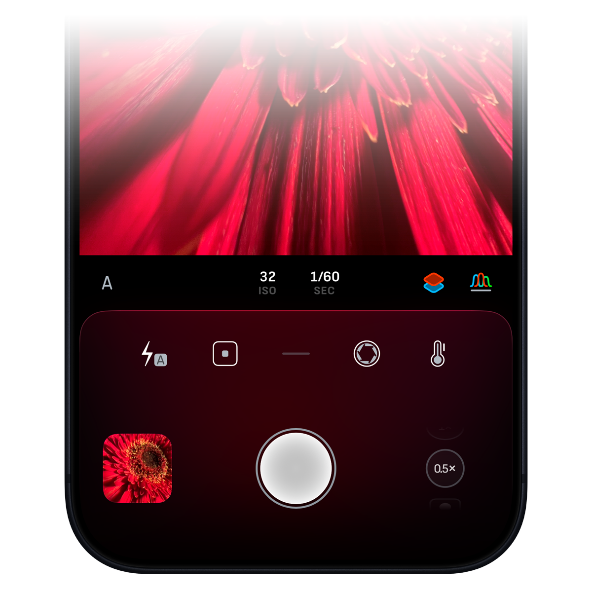 Camera M Liquid Glass interface Camera M Liquid Glass interface