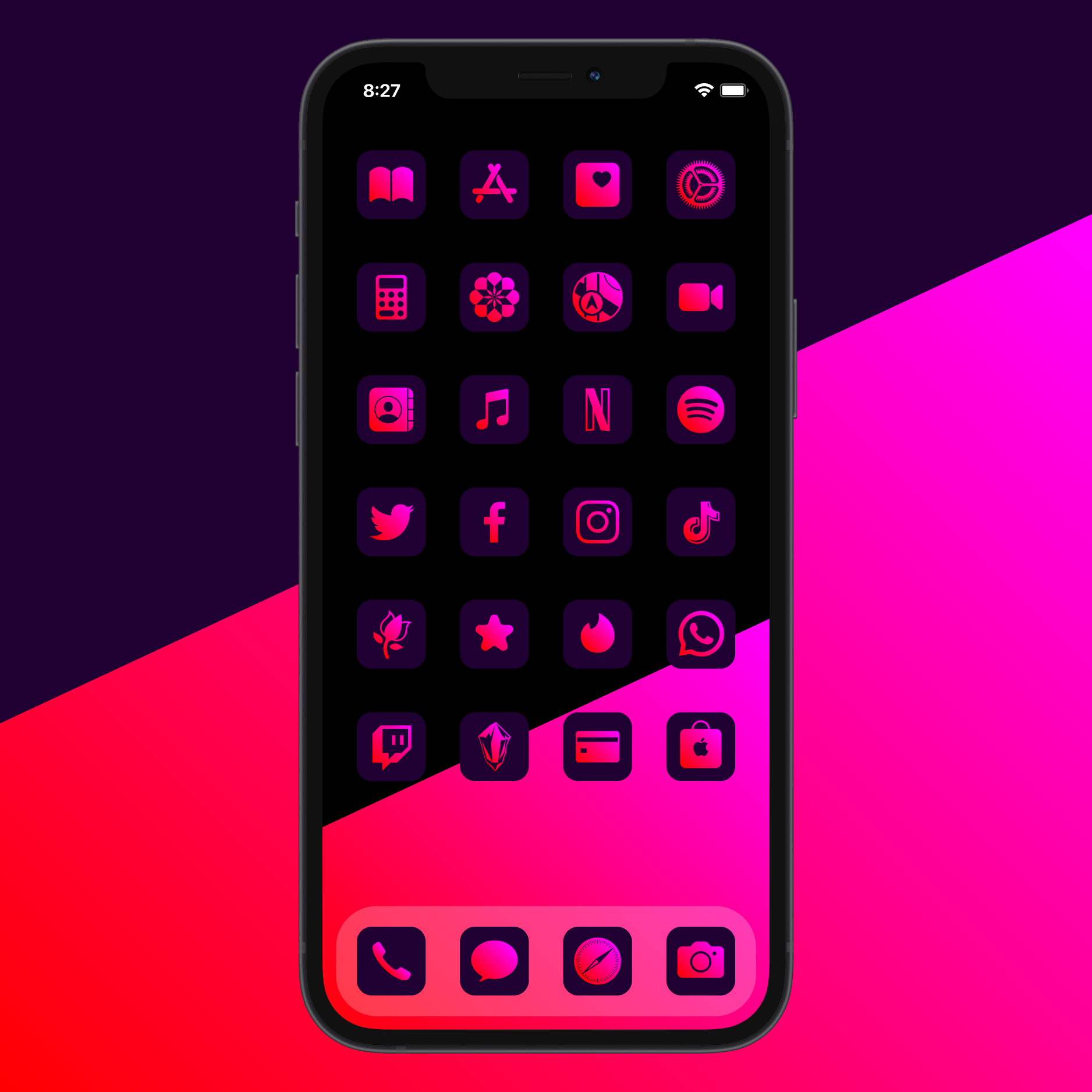 CyberGLAM homescreen.png