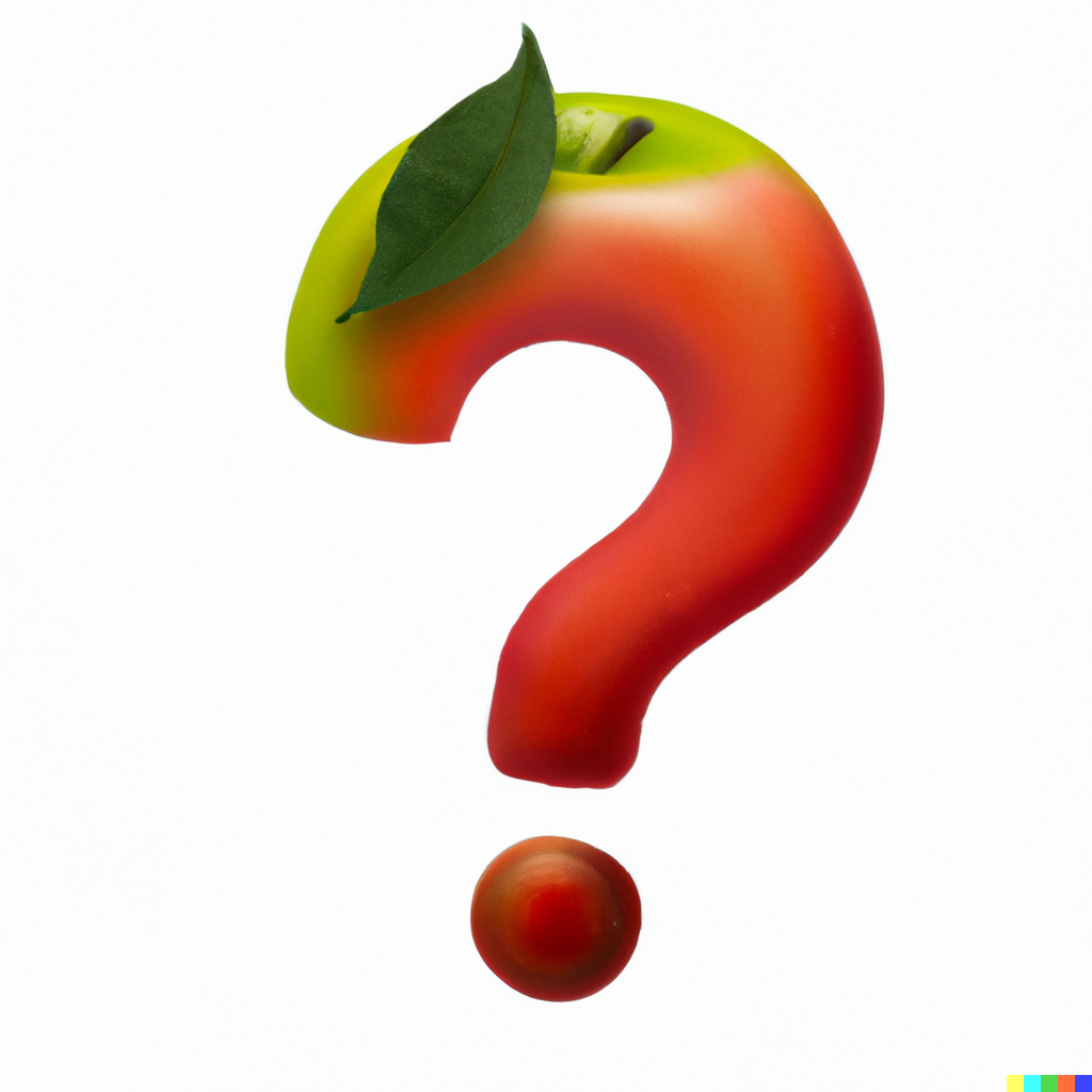 DALL·E 2022-08-31 18.03.04 - an apple and a question mark digital art.png