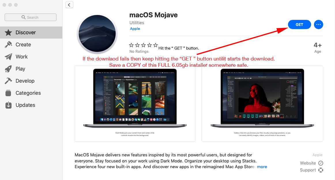 Download FULL Mojave from the App store.jpg