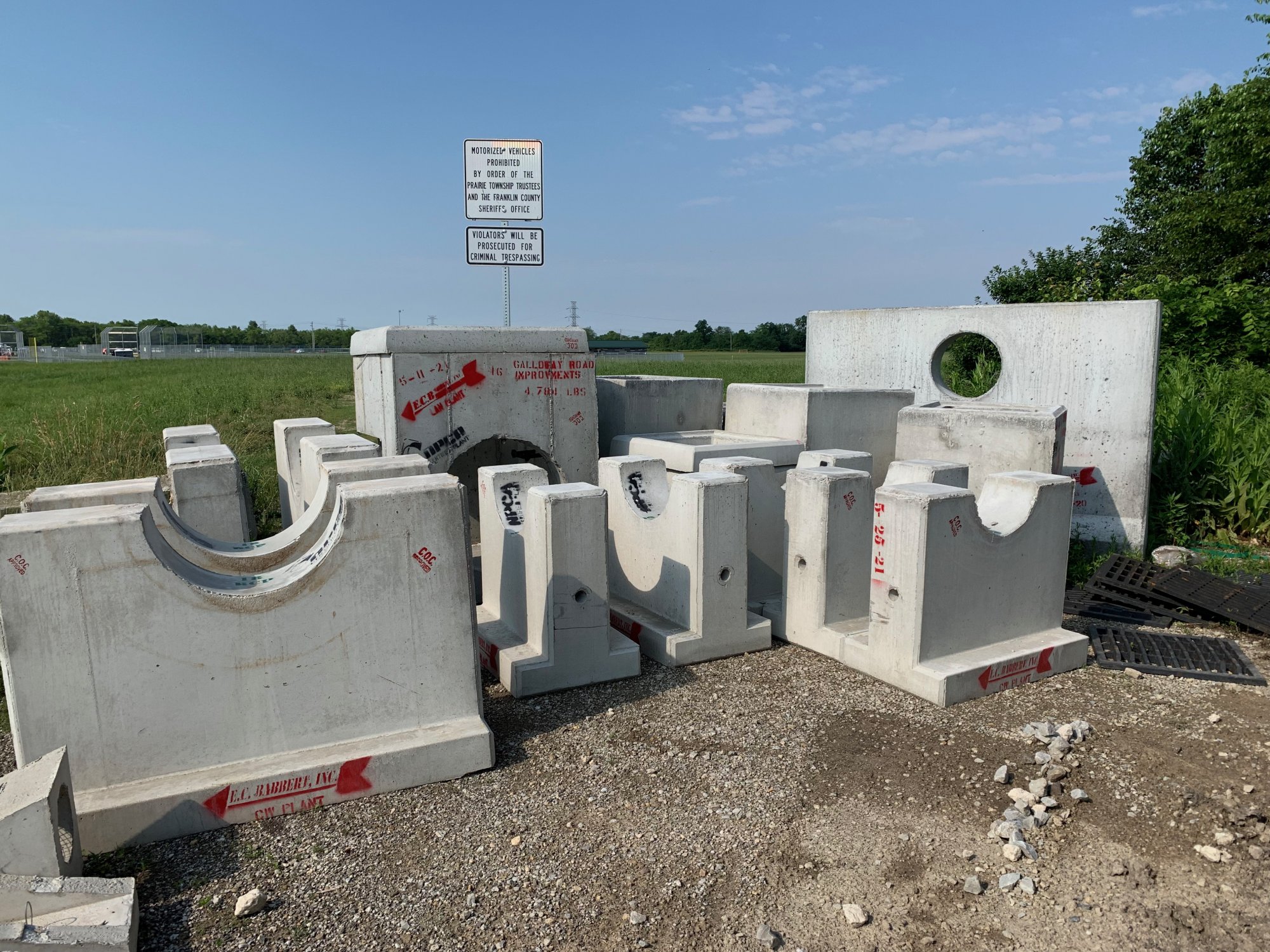 Galloway Road Sports complex - Construction - Concrete pipes 2.jpeg