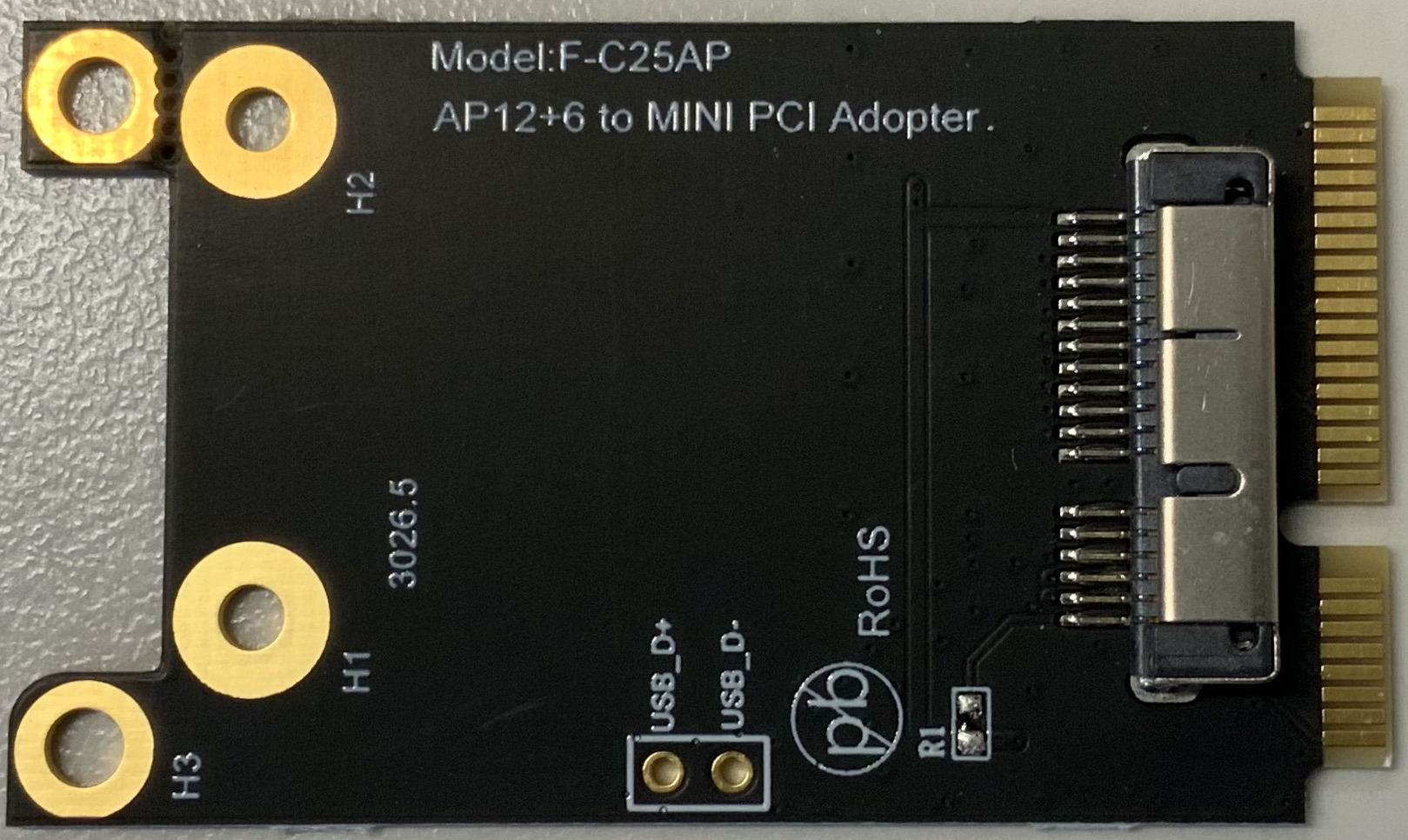 F-C25AP adapter PCB