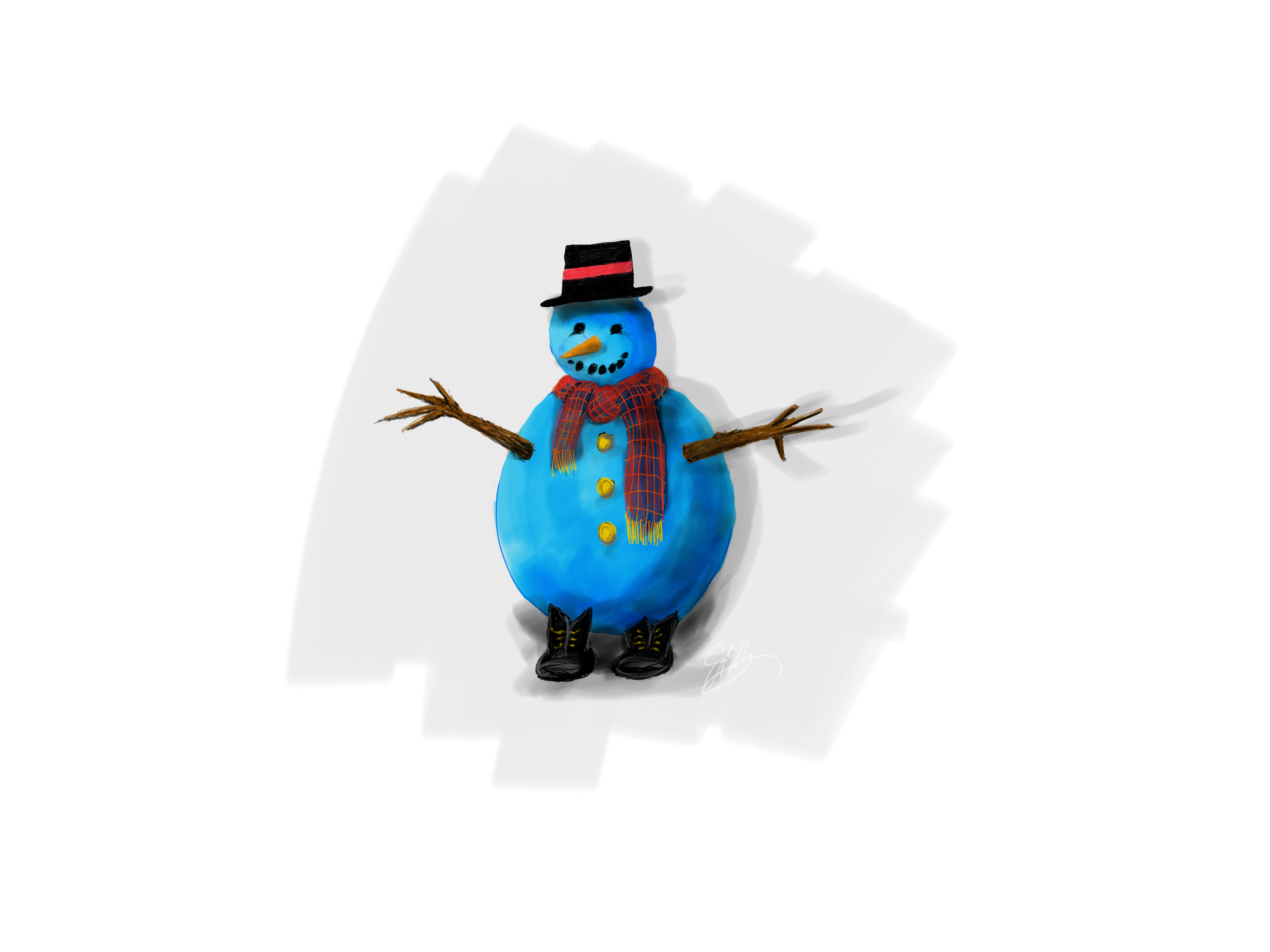 iPad Pro Frosty Snowman.jpg