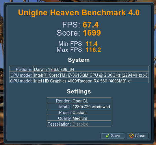 Mac Mini Server Late 2012 eGPU HDMI used Heaven.png