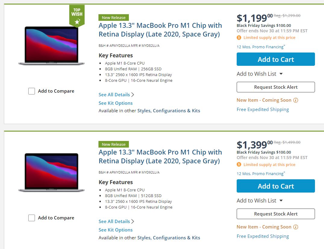 Macbook Pro M1 deals bhphoto.JPG