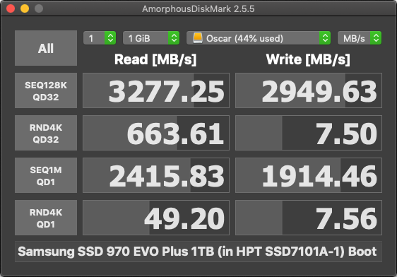 Samsung 970 EVO Plus 1TB APFS (in HPT SSD7101A-1) Boot.png