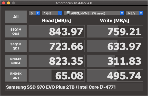 Samsung SSD 970 EVO Plus 2TB : Intel Core i7-4771.png