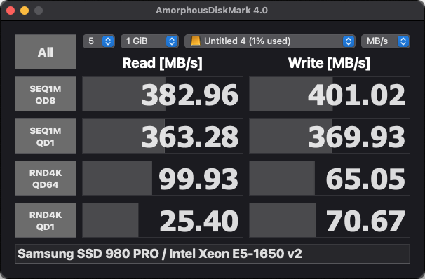 Samsung SSD 980 PRO : Intel Xeon E5-1650 v2 - INDMEM enclosure.png