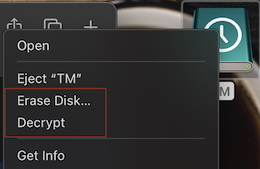 small Sequoia context menu when select disk.jpeg