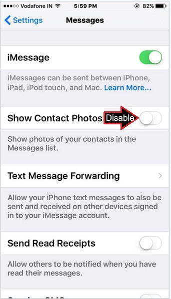 steps to contact photos from Messages on iPhone 6 Plus.jpg