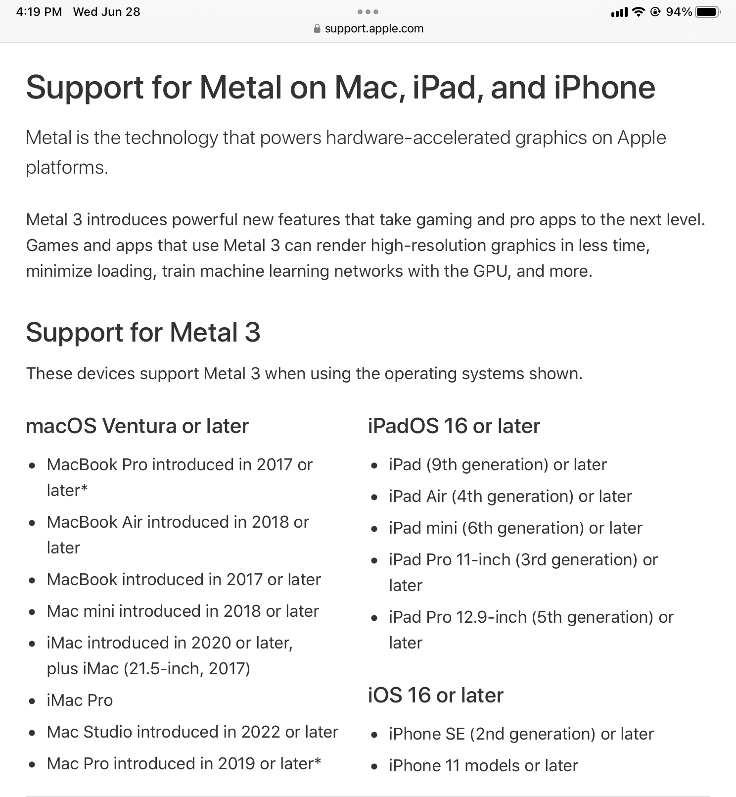 Support for Metal on Mac, iPad, and iPhone - Apple Support.png