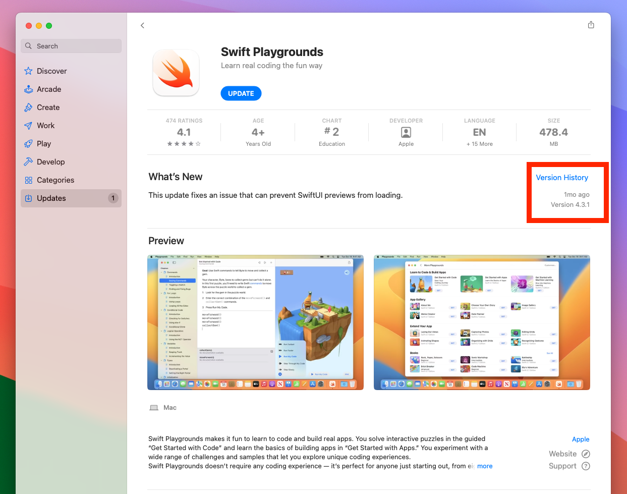 Swift Playgrounds - App Store - Version.png