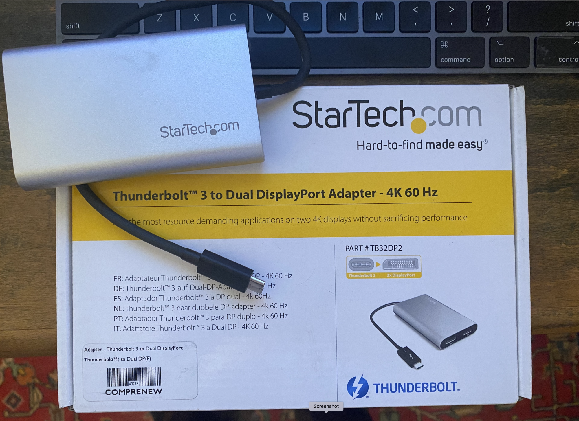 Thunderbolt™ 3 to Dual DisplayPort Adapter.png