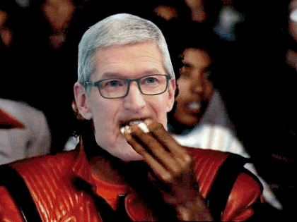 Tim Cook Eating Popcorn.gif