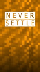 OnePlus One Never Settle Orange Squares Android Wallpaper.jpg