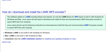 when trying to download LAME, for mp3 export.png