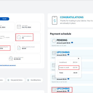 completed trade-in - credit shows up.png