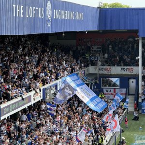 2025 - 12.04.25 - QPR 1-1 BRISTOL CITY - LOFT END FLAGS.JPG