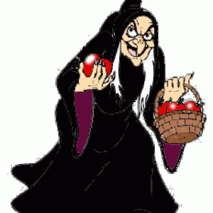 Snow White apple witch.gif