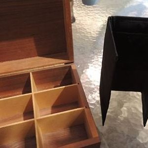 Mac Plus Floppy Disk Wood Box Organizer Open.JPG