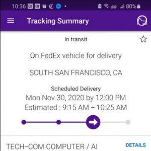 Fedex delivery estimate .JPG