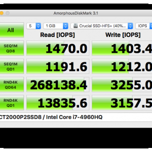 Crucial SSD P2 HFS+ Startvolume High Sierra-IOPS.png