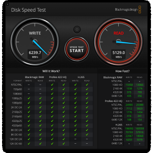 2023 M2 Pro MacBook Pro 1 TB SSD 32 GB RAM - BlackMagic Disk Speed Test.png