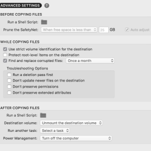 10 - Carbon Copy Cloner - Macintosh SSD -> Macintosh SSD Clone - Advanced Settings screenshot.png