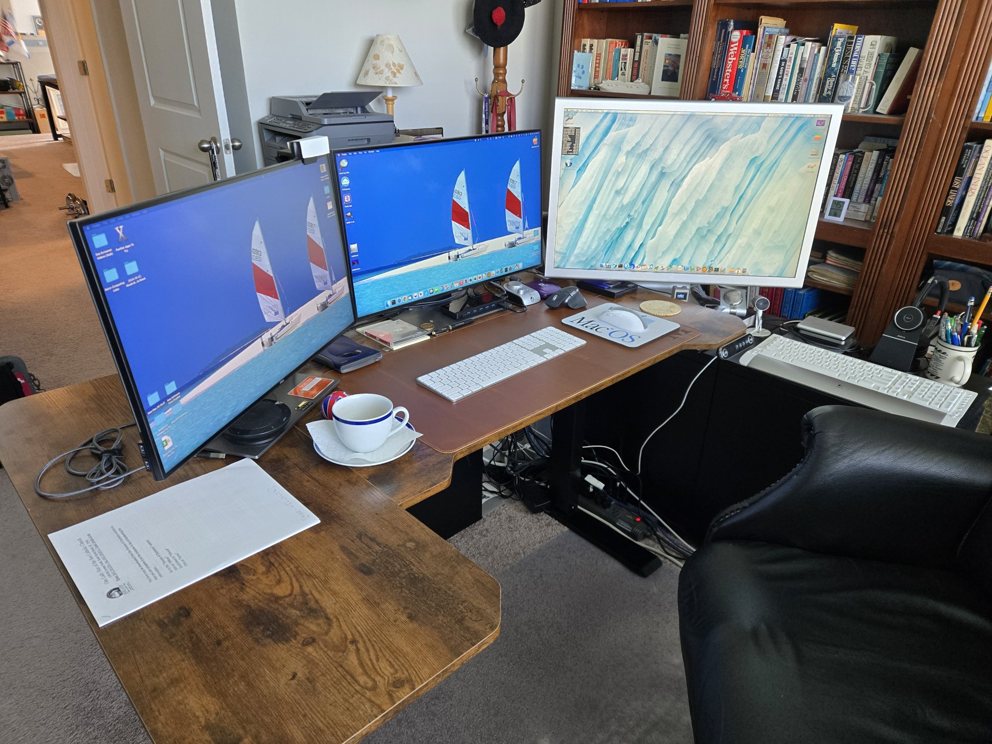 2025-07-12.1639, My Reorganized Study Workspace, with Mac Studio AND Power Mac G5 Quad Monitor...jpg