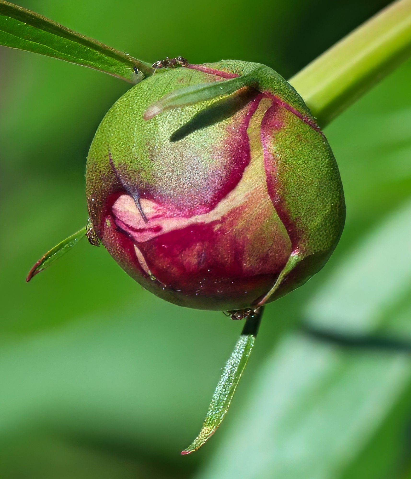 Peony Bud Plus Little Visitors.jpeg