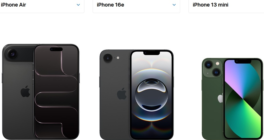 Phone Air vs iPhone 16e vs iPhone 13 mini .jpg