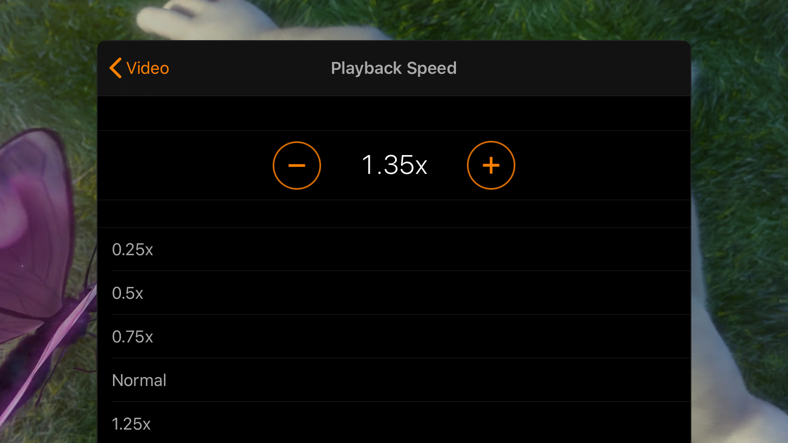 Variable-speed playback