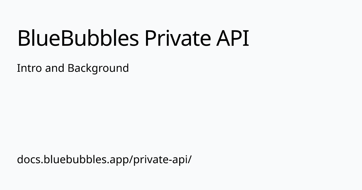 docs.bluebubbles.app