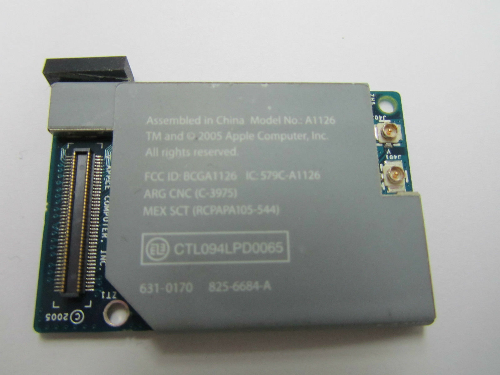 F143 Apple A1126 AIRPORT EXTREME BLUETOOTH WIRELESS COMBO CARD IMAC MAC  MINI | eBay