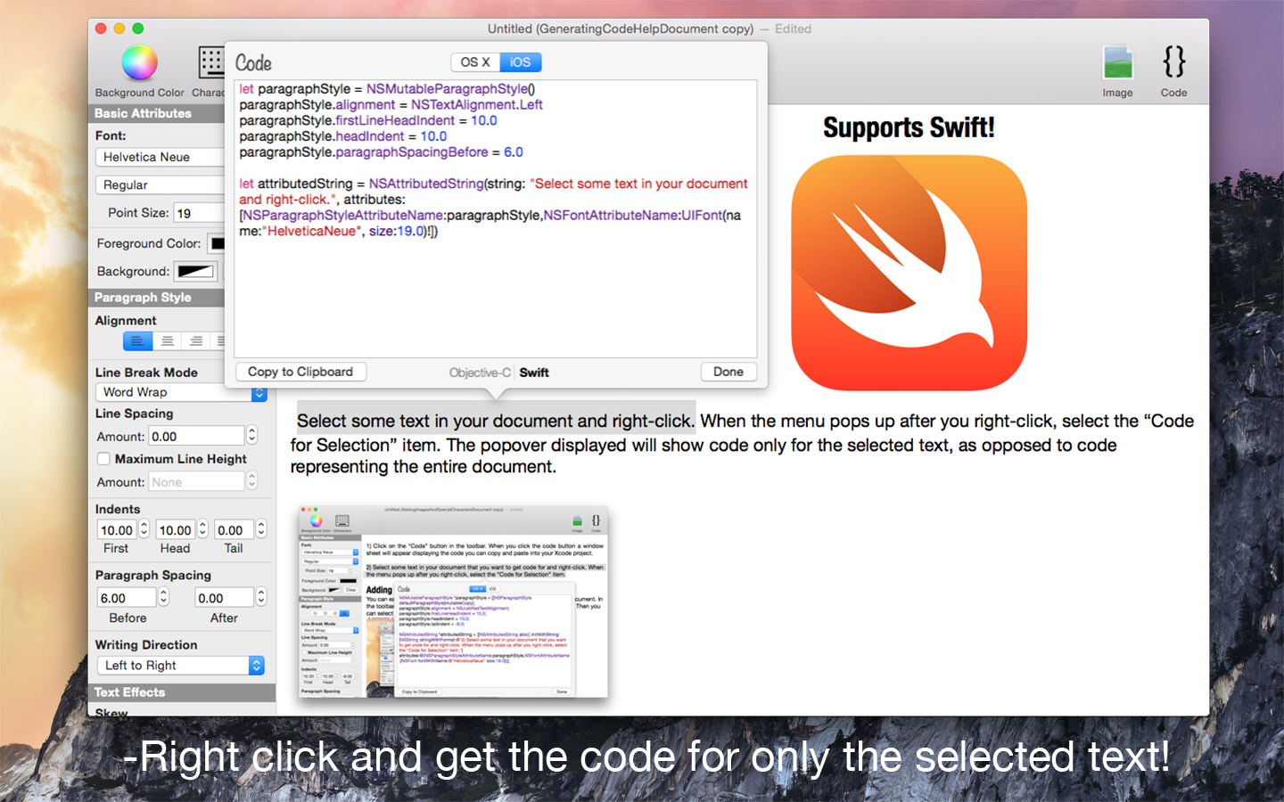 VisualAttributedStringCodeForSelectionScreenshotInSwift.png