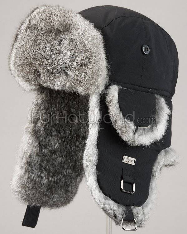 Kids_Rabbit_Fur_Aviator_Hat_Black_Grey_562.jpg