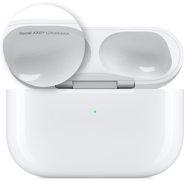 AirPods Charging Case and Wireless Charging Case serial number AirPods Charging Case and Wireless Charging Case serial number